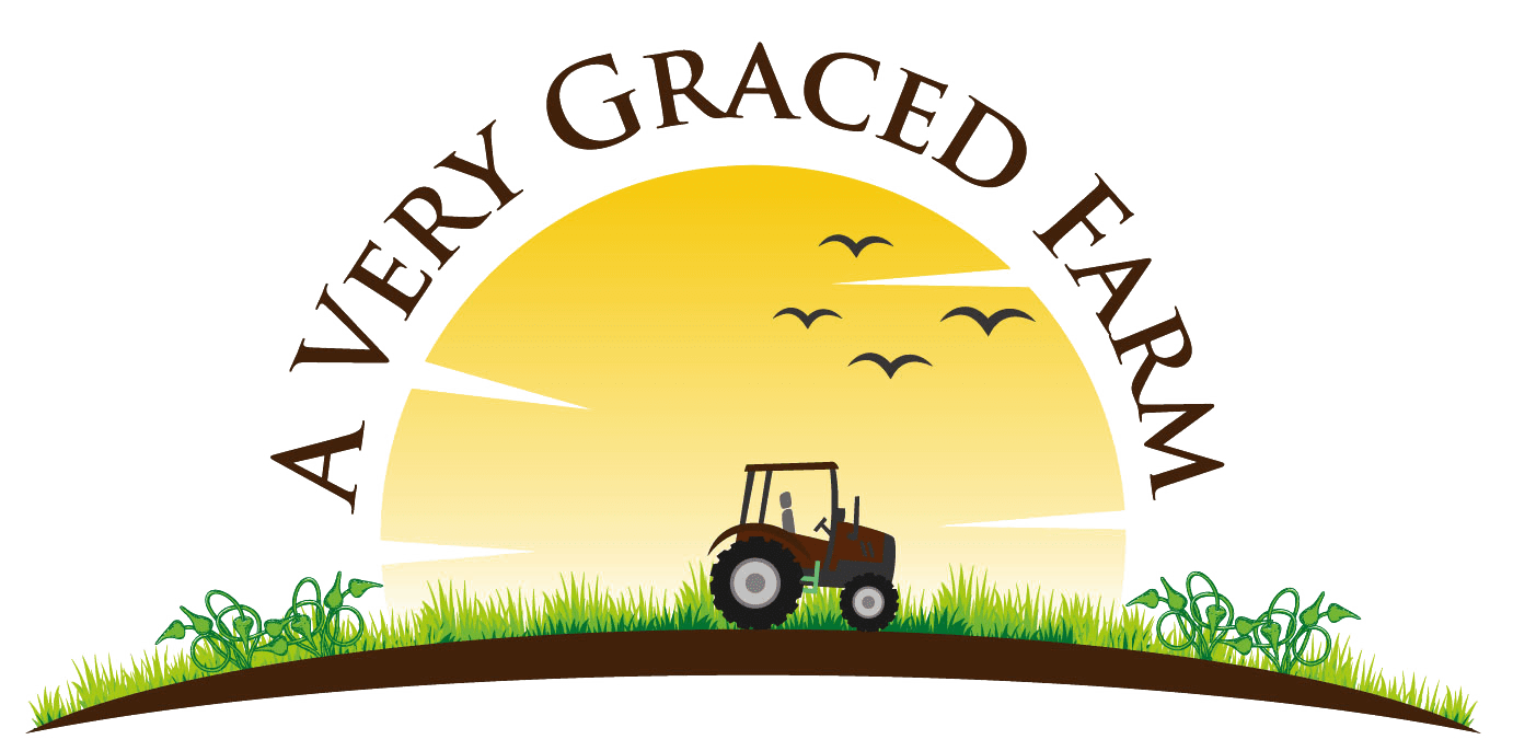 A Very Graced Farm logo.